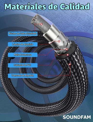 Vista 4 de Cable de subwoofer RCA de ángulo recto de 90 grados, cable de audio coaxial chapado en oro de 24 quilates doble para cine en casa, S/PDIF