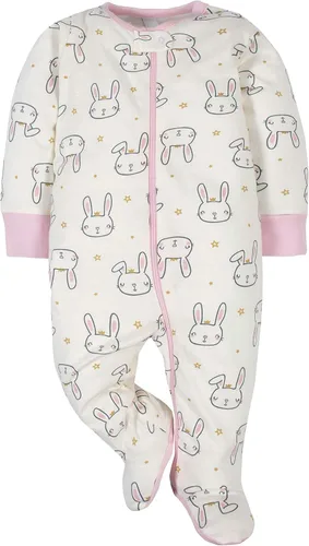 Vista 3 de Gerber Baby Girls 4 Pack Sleep N Play Footie