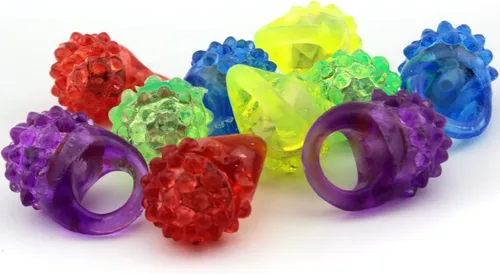 Vista 4 de C&H Solutions C&H® - Anillo de 24 quilates intermitente LED con baches parpadeantes y brillantes