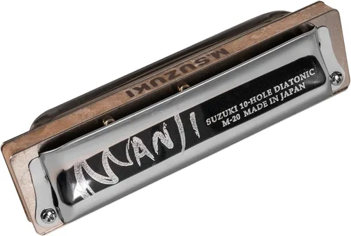 Vista 8 de Suzuki M-20S-C Manji Sky - Llave de armónica diatónica de 10 agujeros de C 32 ES