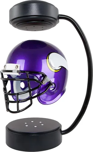 Vista 11 de Pegasus Sports NFL - Casco flotante de levitación giratorio con iluminación LED