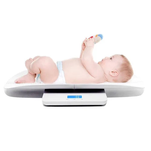 Vista 6 de Báscula digital para mascotas, báscula para bebés, con 3 modos de pesaje (kg/oz/lb), máxima 220 libras, capacidad con precisión de hasta 0.02