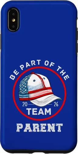 Vista 11 de Be Part of The Team Baseball Design Parent Version 2026 Case for iPhone 17