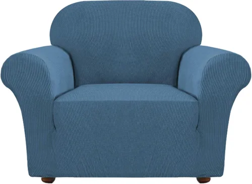 Vista 36 de Turquoize Funda elástica para silla reclinable, funda para sofá reclinable, funda de sofá de 1 pieza con bolsillo lateral, funda protectora