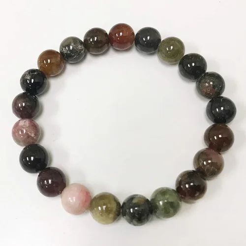 Vista 522 de Gem Avenue Handmade Round Bead Stretch Bracelet Unisex Natural Stone Beaded Jewelry for Men & Women, Elastic Wristband for Daily Wear
