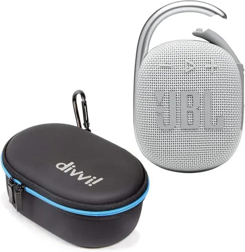 Vista 15 de JBL Altavoz Bluetooth portátil Clip 4 (negro) + paquete con divvi! Funda protectora rígida (negro)