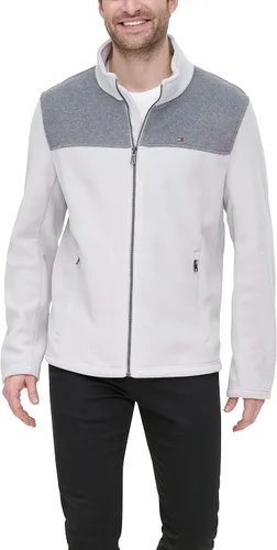 Vista 21 de Tommy Hilfiger Chaqueta de forro polar clásica con cremallera frontal para hombre Negro