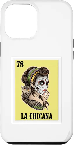 Vista 6 de iPhone 15 divertido diseño mexicano para chicanos - Funda La Chicana