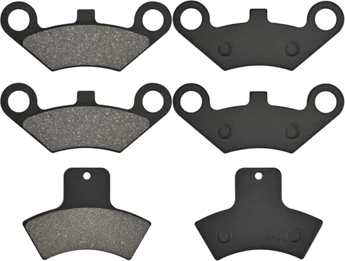 Vista 2 de Pastillas de freno delanteras y traseras compatibles con Polaris Sportsman 335 400 500 4X4 Scrambler 400 500 Diesel 455 Trail Blazer 400 250 Xplorer