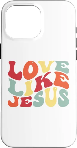 Vista 19 de Funda bíblica cristiana para iPhone 12 Pro Max Love Like Jesus