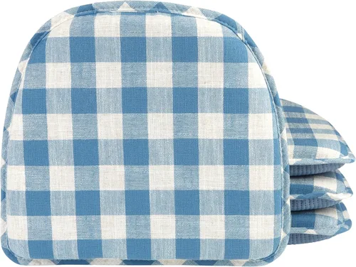 Vista 49 de Klear Vu Raindrop The Gripper - Cojines antideslizantes para silla, suaves y cómodos, almohadillas para asiento, almohadón para cocina, comedor u