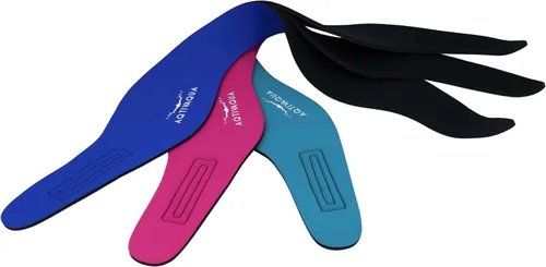 Vista 7 de AqtivAqua Diadema de natación para niños, adultos, hombres, mujeres, niños pequeños, tapones para los oídos (color negro, tamaño: L)