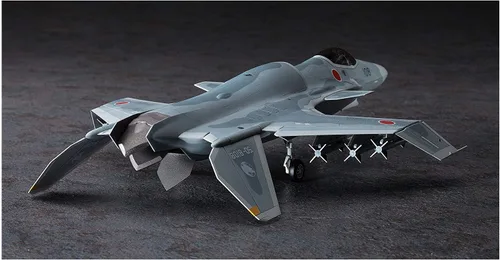 Vista 7 de Escala 1/72 ASF-X SHINDEN II por Hasegawa