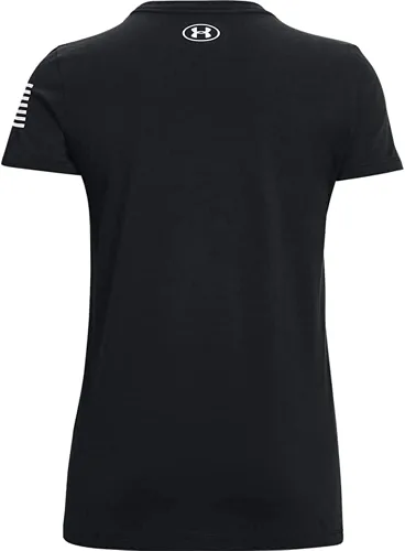 Vista 2 de Under Armour Nueva camiseta con logotipo de Freedom para mujer