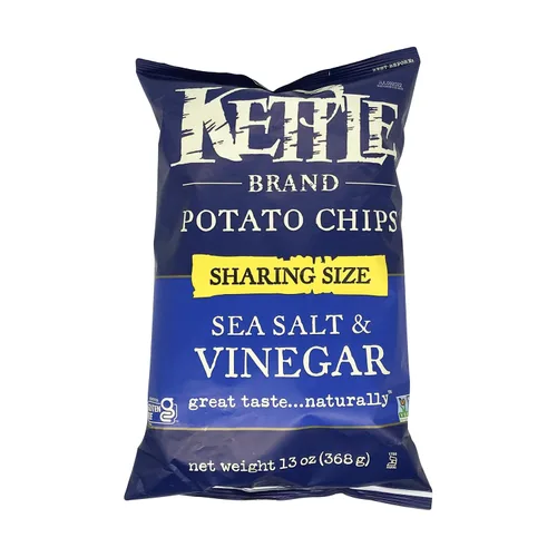 Vista 62 de Kettle Brand Papas Fritas, Backyard Barbeque Kettle Chips, Bolsa de Aperitivos, 1.5 Oz