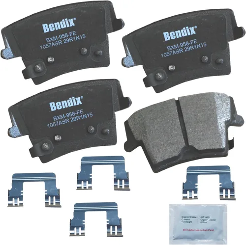 Vista 268 de Bendix Priority1 CFC154 - Juego de pastillas de freno de disco para Avanti II, Century, LeSabre, Regal, Riviera, chasis comercial, DeVille