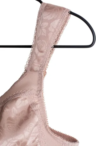 Vista 4 de Playtex Brasier inalámbrico con correa cómoda de 18 horas para mujer, brasier de cobertura completa con TruSupport de 4 vías