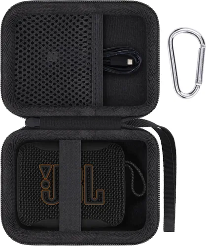 Vista 10 de Funda compatible con JBL Go 5/Go 4 Altavoz impermeable ultraportátil (funda morado)