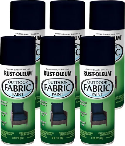 Vista 12 de Rust-Oleum - Pintura para tela para exteriores, rojo chile, 12 onzas Rojo (Chili Red)