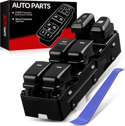 Vista 13 de Interruptor principal de ventana eléctrica para: Nissan Pathfinder 2005 2006 2007 2008, Sentra 2008 2009 2010 2011 2012 delantero izquierdo del lado