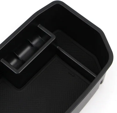 Vista 5 de Dreamseek Organizador de consola central compatible con Toyota Land Cruiser LC200 2008-2020 Interior reposabrazos caja de almacenamiento bandeja
