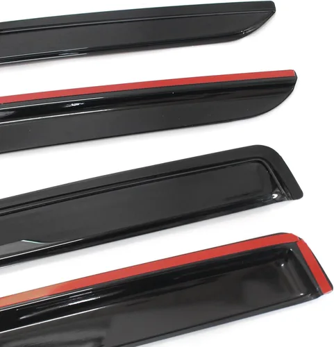 Vista 4 de IKON MOTORSPORTS, 1994 1995 1996 1997 - Visera de ventana compatible con Jeep Grand Cherokee 1993-1998, estilo delgado, acrílico, tintado