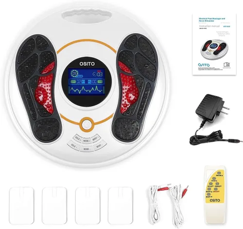 Vista 6 de Foot Circulation Plus (elegible para FSA o HSA) - Máquina de masaje de pies con unidad TENS, EMS (estimulador muscular eléctrico) Pies Salud