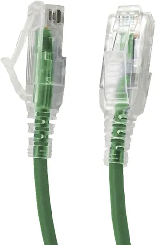 Vista 3 de PHAT SATELLITE INTL - Cable Ethernet Cat 5e (CAT5E), cobre sólido 24 AWG, conectores EZ RJ45 de paso a través de, cable de conexión de Internet