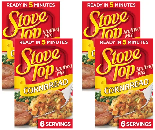 Vista 10 de Mezcla de relleno de pan de maíz Stove Top, caja de 6 oz