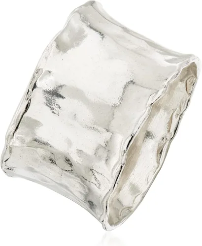 Vista 3 de Ross-Simons Sterling Silver Hammered Ring