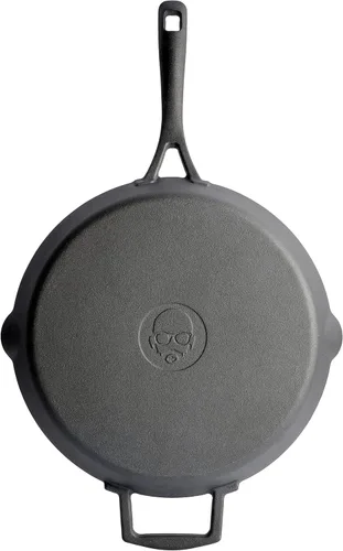 Vista 7 de Babish Sartén presazonada de hierro fundido, 12 pulgadas