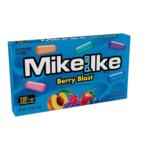Vista 3 de Mike and Ike Candy, Berry Blast, caja de teatro de 4.25 onzas, paquete de 12