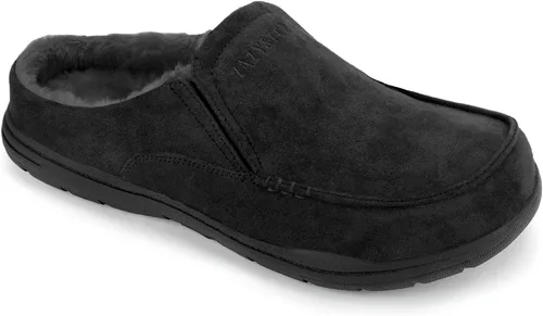 Vista 4 de LazyStep Pantuflas tipo zueco con acolchado para hombre McCoy Negro