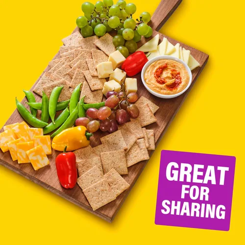 Vista 6 de Wheat Thins Snacks picantes de chile dulce, galletas de trigo integral, galletas de aperitivos, 8.5 onzas