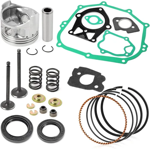 Vista 3 de Kit de reconstrucción de extremo superior STD pistón y junta de anillo sello válvula de escape de admisión y kit de resorte 1989-1996 para carrito