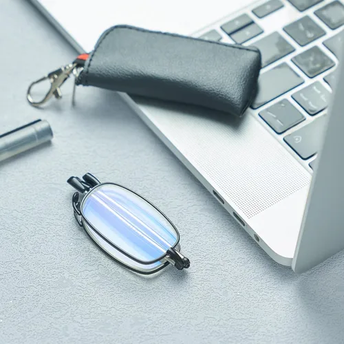 Vista 7 de Paquete de 4 lentes de lectura compactos, con bolsillo, plegables, para mujeres y hombres