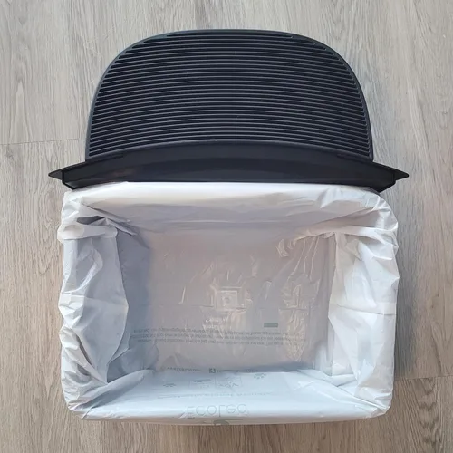 Vista 2 de EcoLeo, Compatible con Litter-Robot 4 y 3, bolsas de basura con cordones, gruesas, para cajones automáticos de basura (20 unidades)