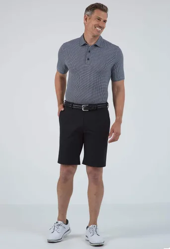 Vista 8 de IBKUL Polo de manga corta para hombre con protección solar UPF 50+ Icefil Cooling Tech Mini Check 94754