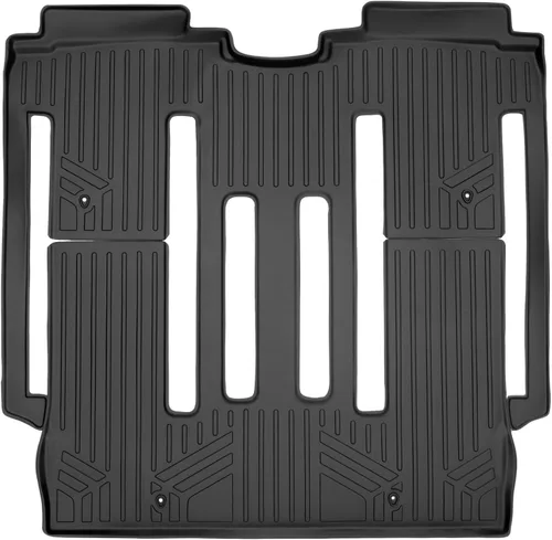 Vista 12 de SMARTLINER Juego de tapetes de piso de 2 filas para Kia Sedona 2015-2021