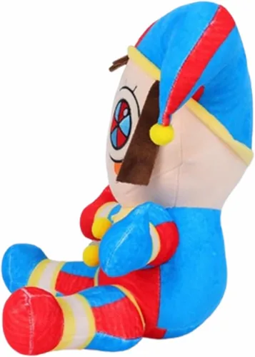 Vista 4 de SAJISP The Amazing Digital Circus Peluche, Regalo de Juguete de Peluches Pomni de 10.3", Linda Muñeca de Figura de Peluche para Niños y Adultos
