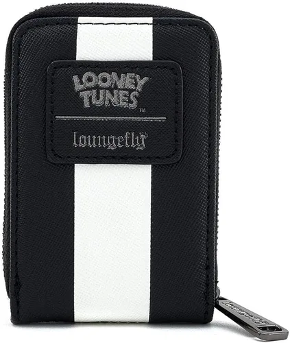 Vista 4 de Loungefly Looney Tunes - Tarjetero de acordeón de color blanco y negro