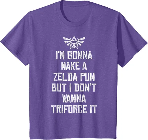 Vista 38 de Nintendo Zelda Funny Triforce It Pun - Camiseta gráfica, Negro, S
