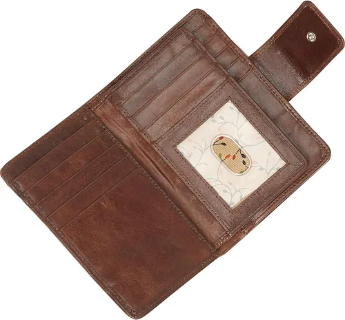 Vista 2 de Mancini Cartera mediana RFID segura para mujer