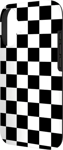 Vista 2 de Checked Chessboard Black Case for iPhone 17
