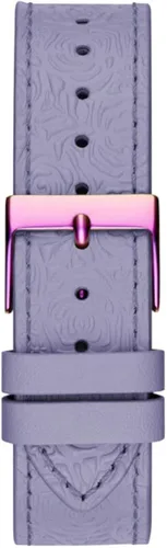 Vista 8 de GUESS US - Reloj analógico con corte floral iridiscente para mujer