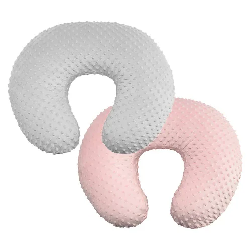 Vista 8 de OWLOWLA Funda de almohada de lactancia, funda de almohada de lactancia para bebé niño y niña (azul bebé)