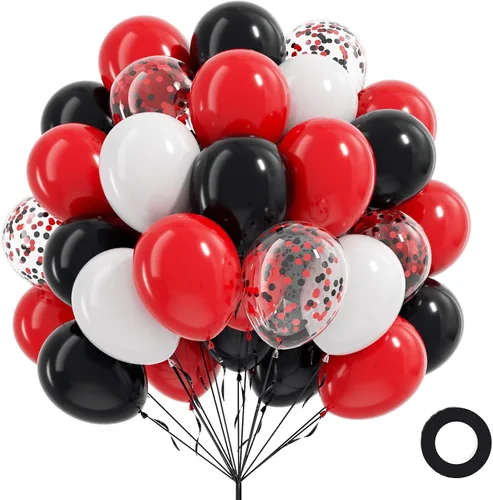 Vista 10 de 60 globos azul real y naranja con globos naranja y azul de 12 pulgadas Azul Naranja