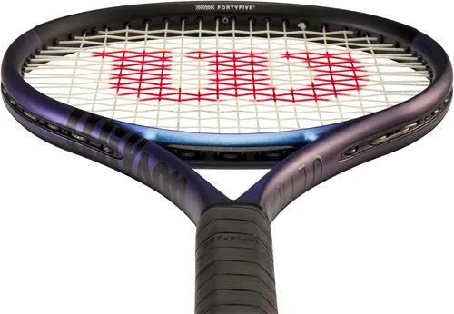 Vista 6 de Wilson Ultra 100 v4.0 - Raquetas de tenis de rendimiento, encordadas con Sensation 16 Natural a tensión media