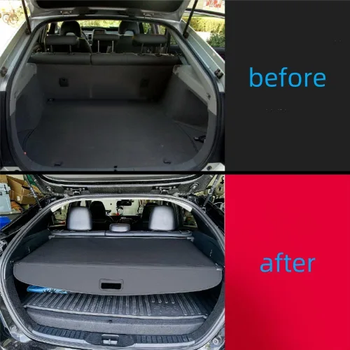 Vista 3 de Cubierta retráctil de lona para maletero trasero para Toyota Rav4 2014-2018