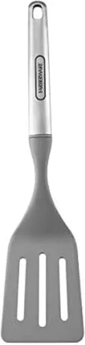 Vista 9 de Farberware Pro Series Pro Series - Utensilios de cocina de acero inoxidable de agarre suave para agitar, colar y servir, nailon resistente al calor